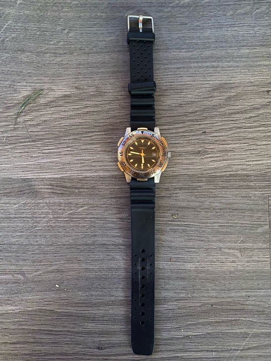 Bulova Other - Vintage Caravelle Quartz with Gold-Tone Bezel